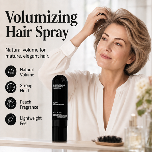 Peach-scented volumizing & setting spray