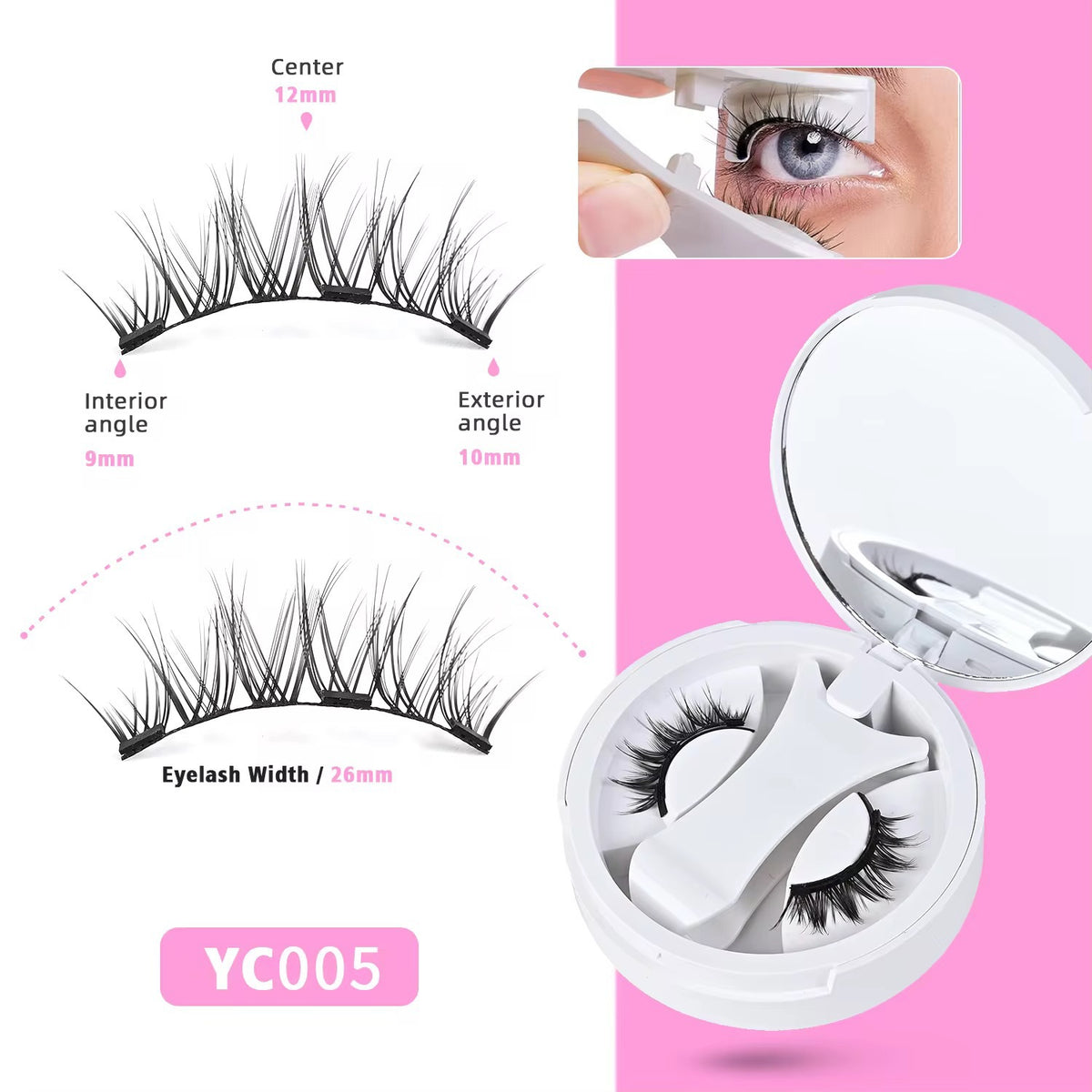 Magnetic Eyelashes Kit - Get Salon-Style Lashes in 30 Seconds