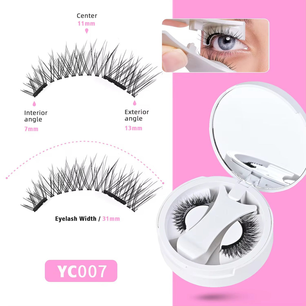 Magnetic Eyelashes Kit - Get Salon-Style Lashes in 30 Seconds