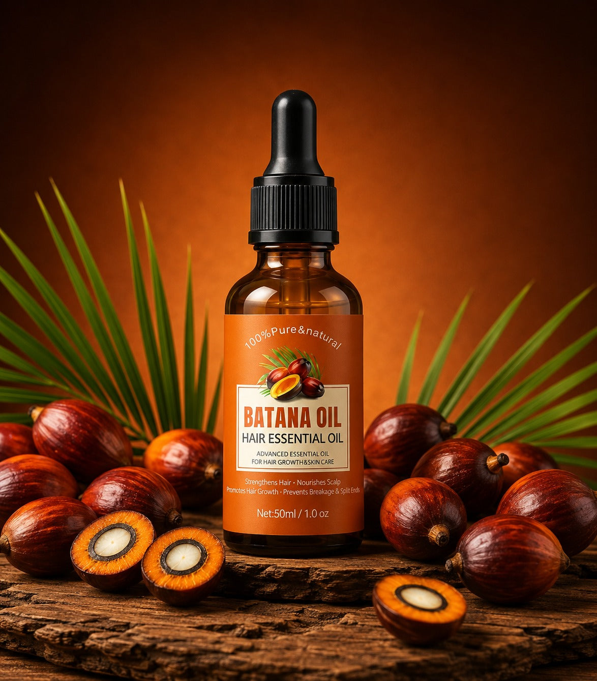 Batana Oil Hair Essential Oil – 100% Pure & Natural